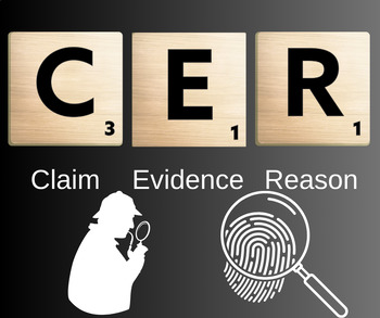 Preview of C.E.R.(Claim, Evidence, Reasoning) Supplemental resource for Amoeba Sister Video