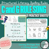 C & G Spelling and Reading Rule SONG, Anchor Charts, Pract