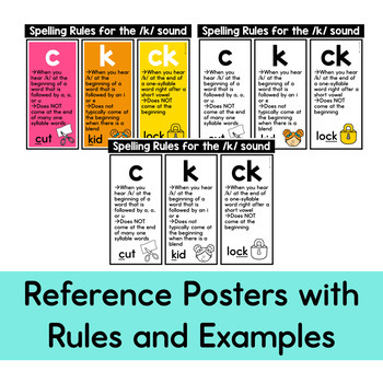c k ck spelling rule practice worksheet write the room