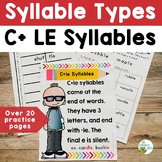 C+LE Syllable Type Orton-Gillingham Activities