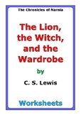 C. S. Lewis "The Lion, the Witch, and the Wardrobe" worksheets