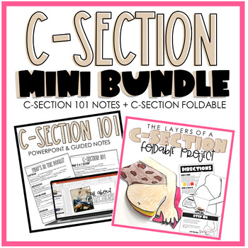 Preview of C-Section Mini Bundle | C-Section 101 & Layers of a C-Section
