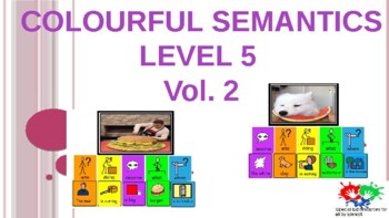 Preview of C. Semantics Level 5pack Vol.2 (Subject, Verb, Object, Place, Describe) 29 cards