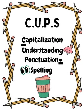 Preview of C.U.P.S Acronym Poster