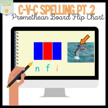Preview of C-V-C Spelling Sorting Board PART 2   { Promethean Board Activity }