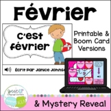 Février French February Reader Print & Digital Boom Cards 