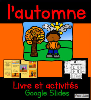 Preview of C'est l'automne - les saisons (Google Slides / PDF)