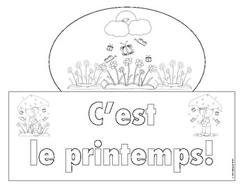 C'est le printemps! by La Petite Kindergarten | TPT