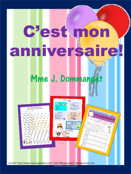 C Est Mon Anniversaire By Teaching French In Salle 4 Tpt