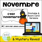Novembre French Fall Print & Boom Card Reader Mystery Reve