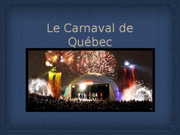 Preview of C'est quoi le Carnaval de Québec?