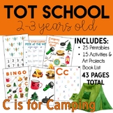 Tot School: C is for Camping
