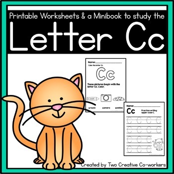 Letter Cc Worksheets | Kindergarten Alphabet Practice | TPT