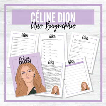 Preview of Céline Dion : Biographie d'un Francophone célèbre - French Biography Reading