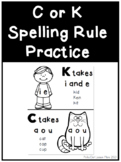 C or K Spelling Rule Practice