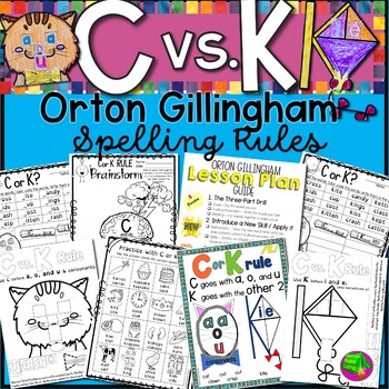 Preview of C or K Spelling Rules - Orton Gillingham