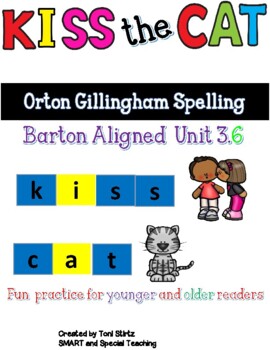Preview of Orton Gillingham Spelling C vs. K   Level 3-6 Barton
