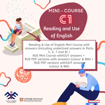 Preview of C1 Advanced - CAE - Reading&Use English Mini Course -Cambridge Exams Preparation