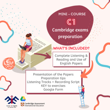 Preview of C1 Advanced - CAE - Reading & Use of English + Listening Mini Course Cambridge