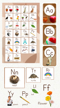 C4L Inspired Printable Preschool Alphabet Cards (CANVA Download Links)