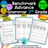 Benchmark Advance 3rd Grade Grammar Practice Worksheet Act