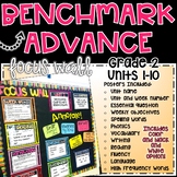 CA EDITION Benchmark Advance Focus Wall, 2nd Grade, Units 1-10