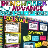 CA EDITION Benchmark Advance Focus Wall, 3rd Grade, Units 