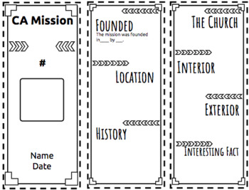 Preview of CA Mission Brochure Template