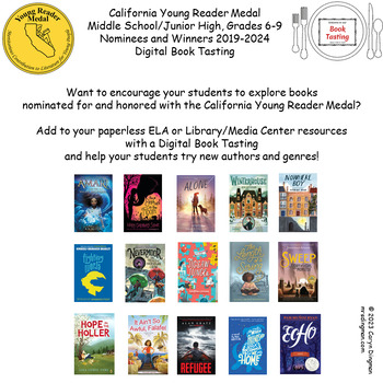 Preview of CA Young Reader Medal 2019-2024 Nominees and Winners Gr6-9 Digital Book Tasting