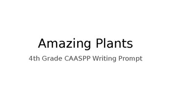 Preview of CAASPP 4th Grade Writing Prompt
