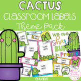 CACTUS Classroom Labels | Editable Name Tags, Posters & Do