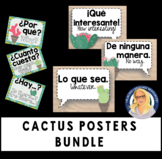 CACTUS poster bundle - Question Words and Rejoinders