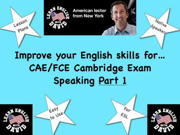 Preview of CAE/FCE SPEAKING PART ONE: How to Prepare and Tips for Success!
