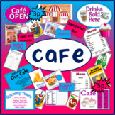 CAFE ROLE PLAY TEACHING RESOURCES DRAWING EYFS FOOD HEALTH