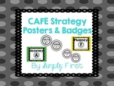 CAFE Reading Strategy Posters & Badges