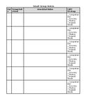 CAFE Small Group Anecdotal Note Template