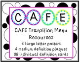 CAFE Transition Menu Poster Pack
