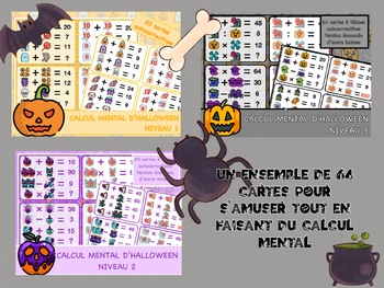 Preview of CALCUL MENTAL D’HALLOWEEN MEGA PACK