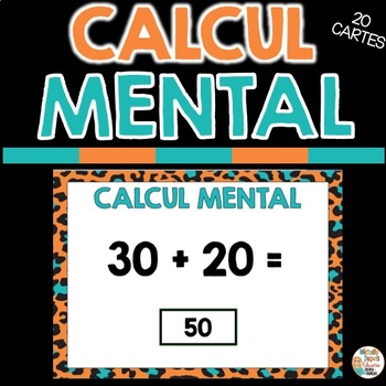Preview of CALCUL MENTAL - FRENCH BOOM CARDS™️  French Mental Math Activities