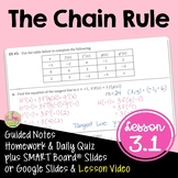 Calculus The Chain Rule with Lesson Video (Unit 3)