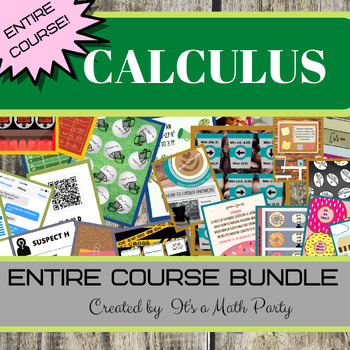Preview of CALCULUS - Entire Course Bundle!