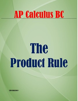 Preview of AP CALCULUS AB: FINDING A DERIVATIVE BY USING THE PRODUCT RULE