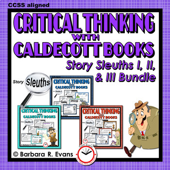 Preview of CALDECOTT BOOK ACTIVITIES BUNDLE Literature Extensions Critical Thinking GATE