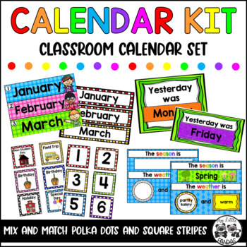 Preview of Calendar Kit | Classroom Calendar Set