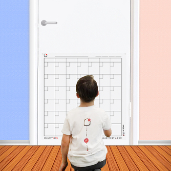 Preview of Smarty Dots | CALENDAR Dry Erase Without A Trace FlexiBoard Glueless Clear