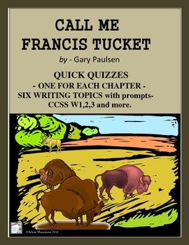 Preview of CALL ME FRANCIS TUCKET - Quick Quizzes and Writing Prompts
