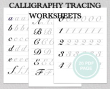 CALLIGRAPHY PRACTICE SHEETS | Calligraphy Practice Sheets 