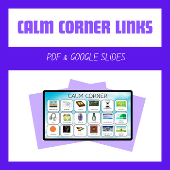 Preview of CALM CORNER links