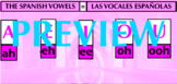 CALMING SPANISH VOWELS GUIDE IN LAVENDER - ADHD - DYSLEXIA