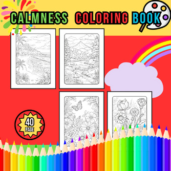 Preview of CALMNESS COLORING BOOK